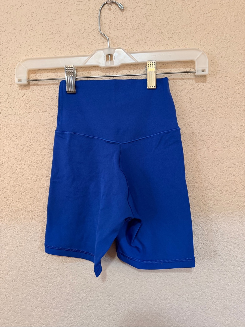 aerie offline Royal Blue High-Rise Bike Shorts with Cross Waist XSMALL - Picture 5 of 6